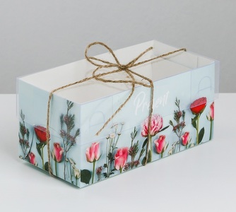 Коробка для капкейка Present, 16 x 8 x 7.5 см